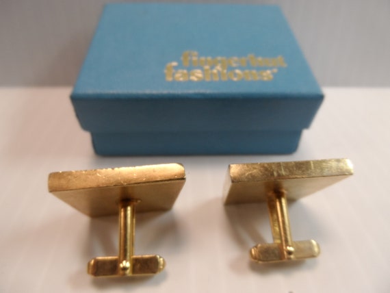 Vintage FingerHut Fashions Cuff links, 1950's - image 5