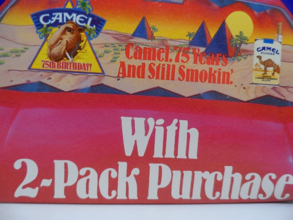 camel cigarettes 75th anniversary 1988 Joe Camel Advertisement Vintage 1988 Joe Camel Cigarettes