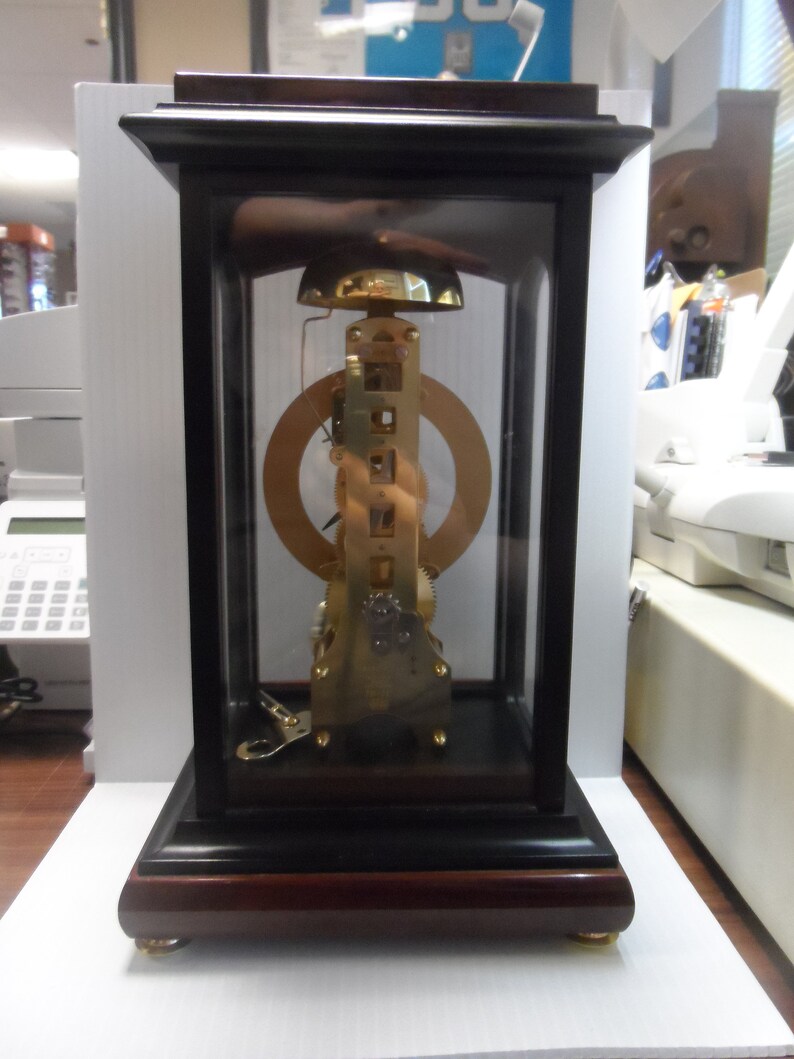 Vintage Franz Hermle & John Mechanical Mantle Clock 791 081 Etsy