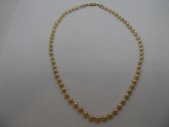 Vintage Majorca Pearls Necklace and Earrings, Jap… - image 3