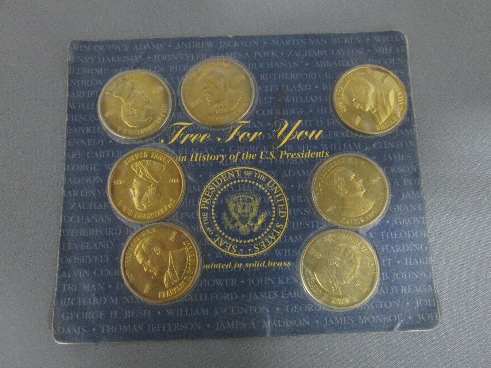 Franklin Mint Presidential Coins - Etsy