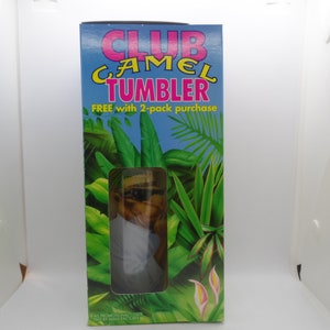 Vintage Club Camel Tumbler 14oz NOS 1992 Promotional Advertising from R.J Reynolds Tobacco Co.