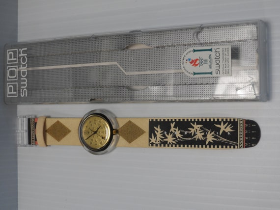Atlanta 1996 Olympics Swatch Kishoo PMB104, Bamboo Theme  display picture 1