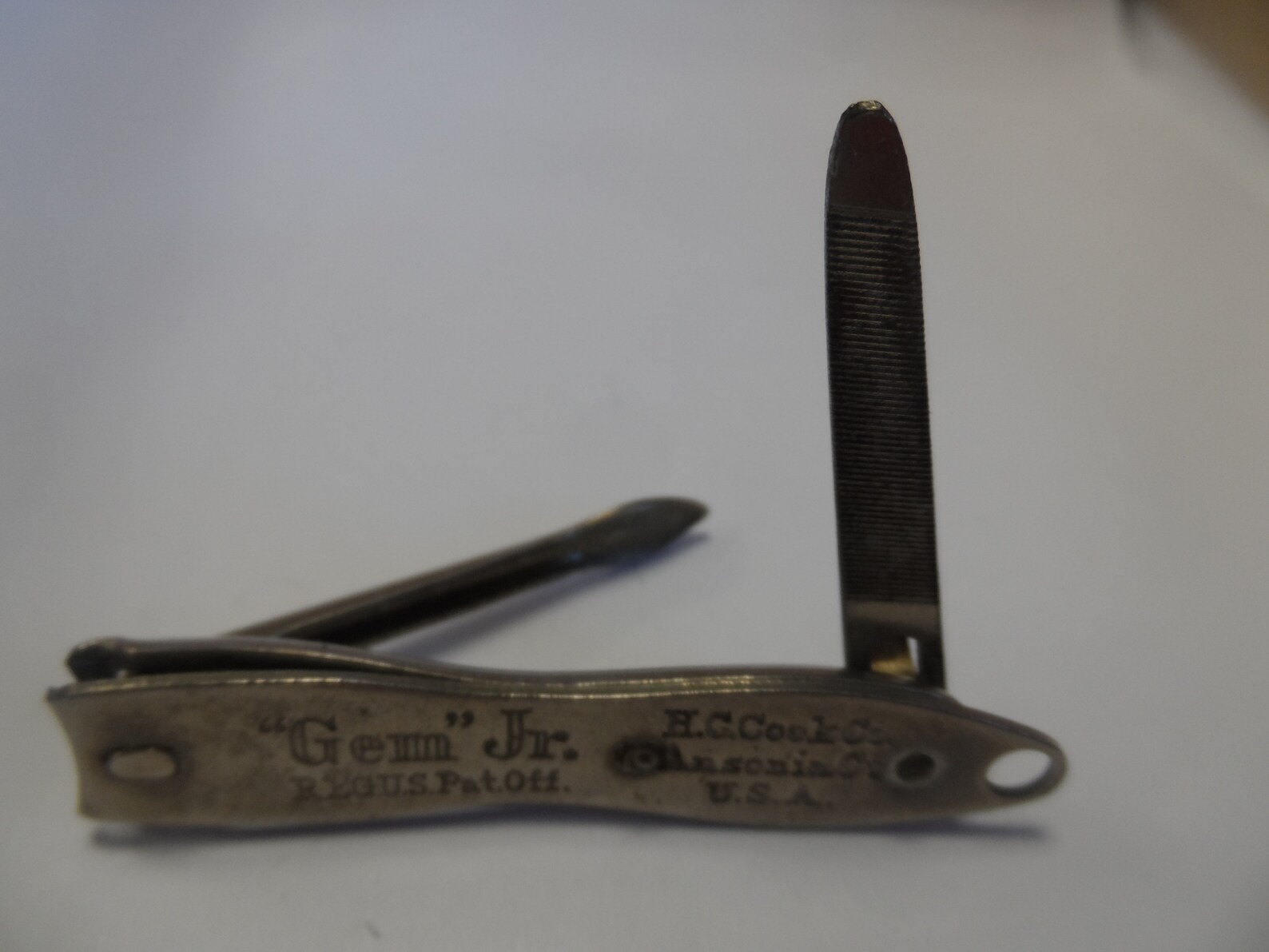 Vintage Nail Clipper GEM JR Clipper HC. Cook Co. Etsy