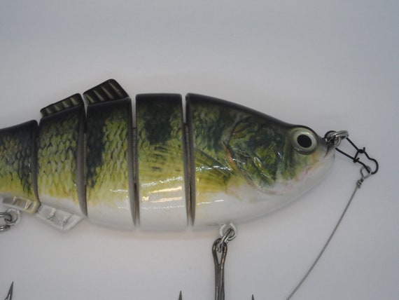 Large Fish Lure Large Realistic Swim Action Fishing Lure by Muskie Armor, 8  Perch -  Canada