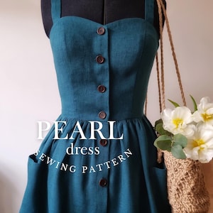 PEARL dress Digital Pattern / us 0-22, eu 32-54, uk 4-26/ PDF Sewing Pattern