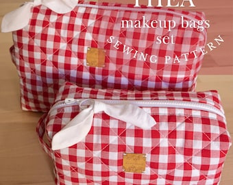 THEA set of makeup bags PDF sewing pattern