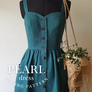 PEARL dress Digital Pattern / us 0-22, eu 32-54, uk 4-26/ PDF Sewing Patterns