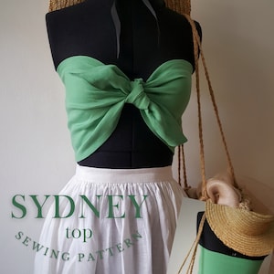 SYDNEY Bandeau top PDF Sewing Pattern
