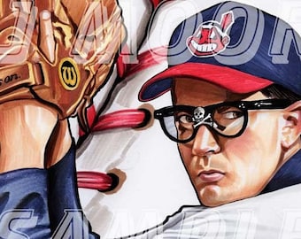 Ricky Wild Thing Vaughn - Print from Original art by Artist AJ Moore