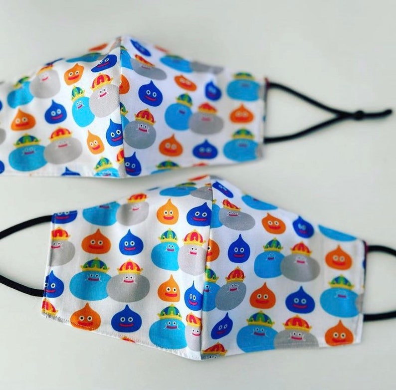 Handmade retro game fabric mask