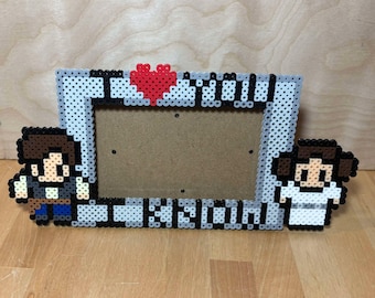 Star Wars Picture frame - Couples photo frame - Star Wars Wedding - Wedding Gift  - Valentines Gift  -  Anniversary Gift -  Christmas Gift