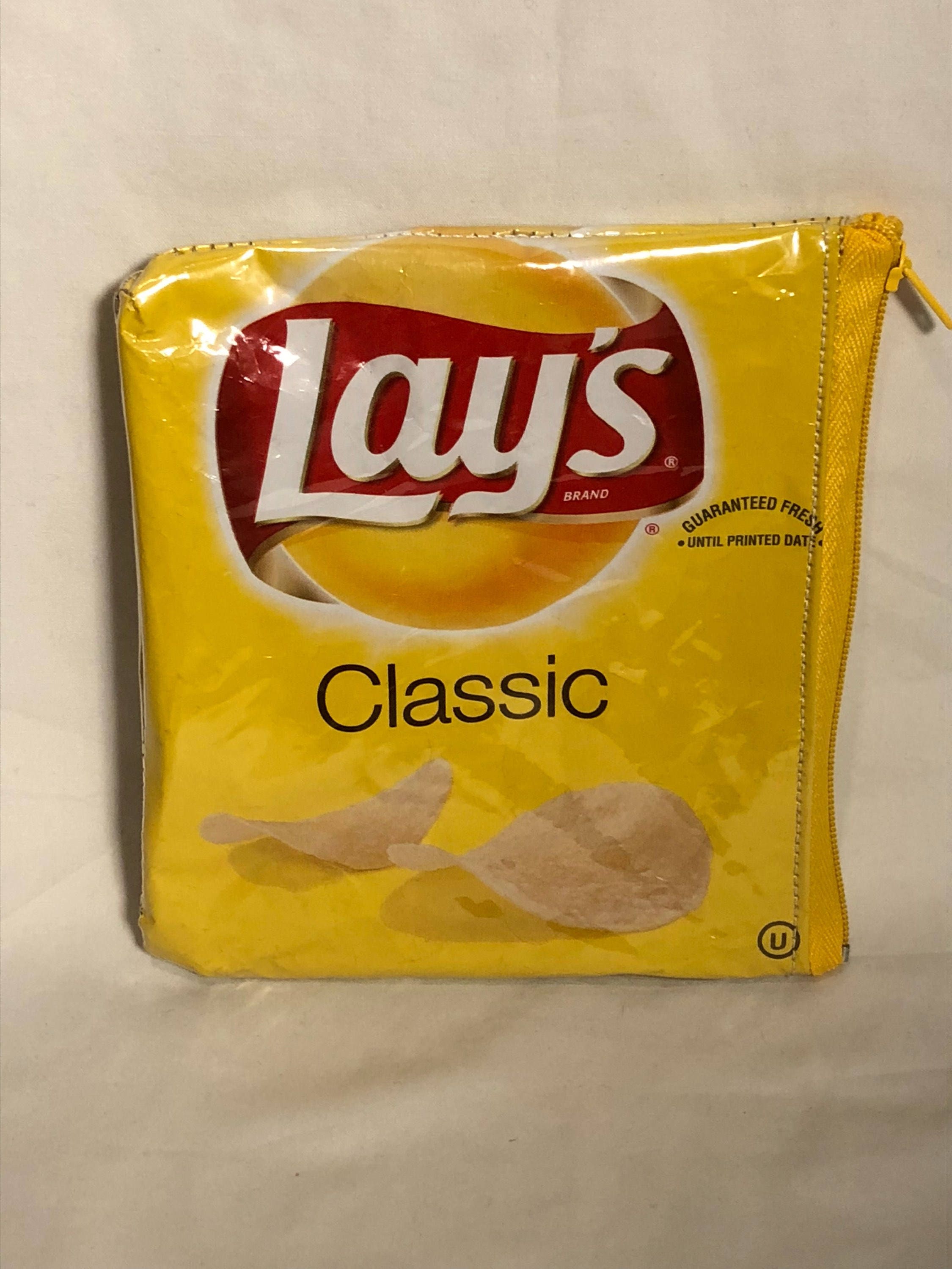 Recycled Bag Lays Classics Coin Bag Chip Bag Coin Purse Etsy