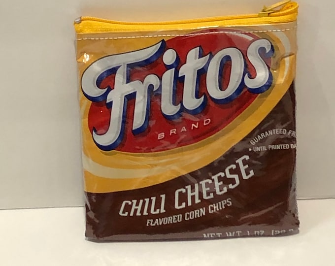 Recycled Bag Fritos Chilli Cheese Coin Bag Coin Purse Pouch Upcycled