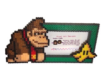 Donkey Kong Picture Frame - DK - Retro Game - Video Game Photo Frame - Unique Gift - Gamer - Christmas Gift - Birthday Gift