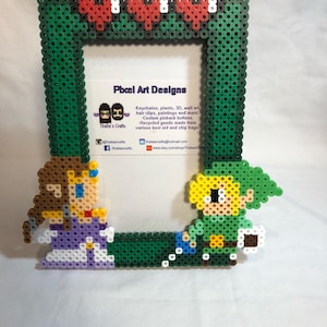 Legend of Zelda Perler Bead Picture Frame – Gamer Wedding Gift