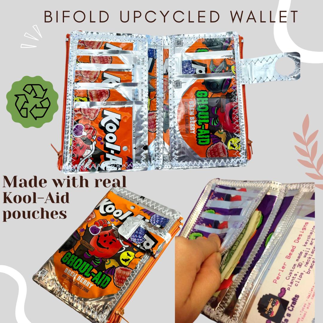 Kool Aid Wallets, recycled wallet, upcycle, kool aid jammers, recycled bag, recycled purse - Unique Bag  - birthday gift - Wallet
