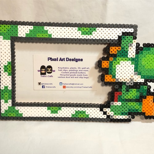 Yoshi Picture Frame Videogame Photo Frame/ Mario Brothers/ Etsy