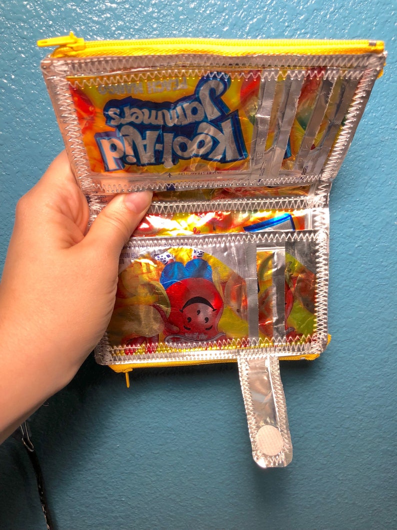 Kool Aid Wallets recycled wallet upcycle kool aid jammers Etsy