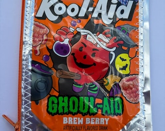 Recycled Kool-Aid Coin Bag  - kool aid jammers -upcycled - capri sun - kool aid bag - coin purse - recycled bag - coin pouch