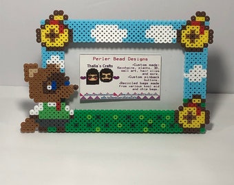Tom Nook picture frame / Animal crossing / bells bag / gift idea / birthday gifts