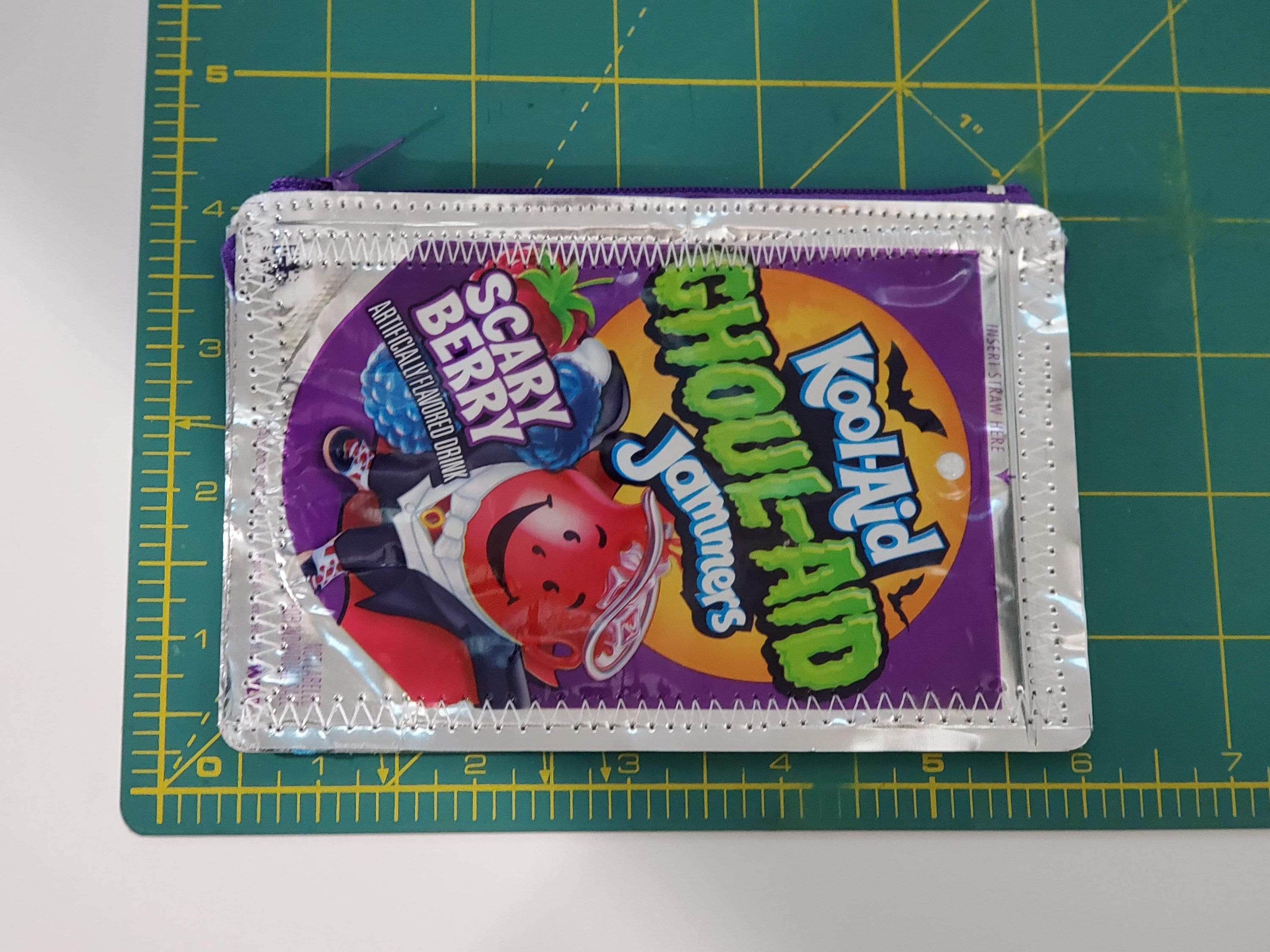 Recycled Koolaid Coin Bag Kool Aid Jammers upcycled Etsy