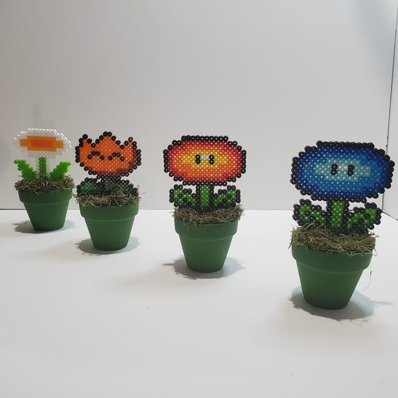 Brullen stap Landgoed Mario Bloemen video game planten 8bit planten pot bloemen - Etsy Nederland