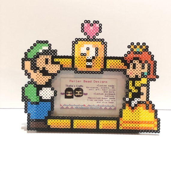 Cadre photo Luigi et Daisy Cadre photo pour couple Couple gamer 8 bits  Cadeau d'anniversaire Cadeau de mariage Cadeau de la Saint-Valentin -   France