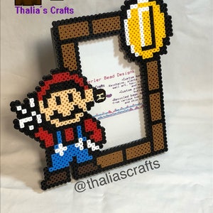 Mario Brothers Picture Frame Gamer Video Game Picture Frame 8 Bit ...