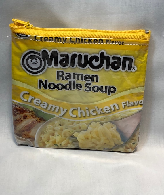 Recycled Bag Ramen Noodle Maruchan Creamy Chicken Flavor Etsy