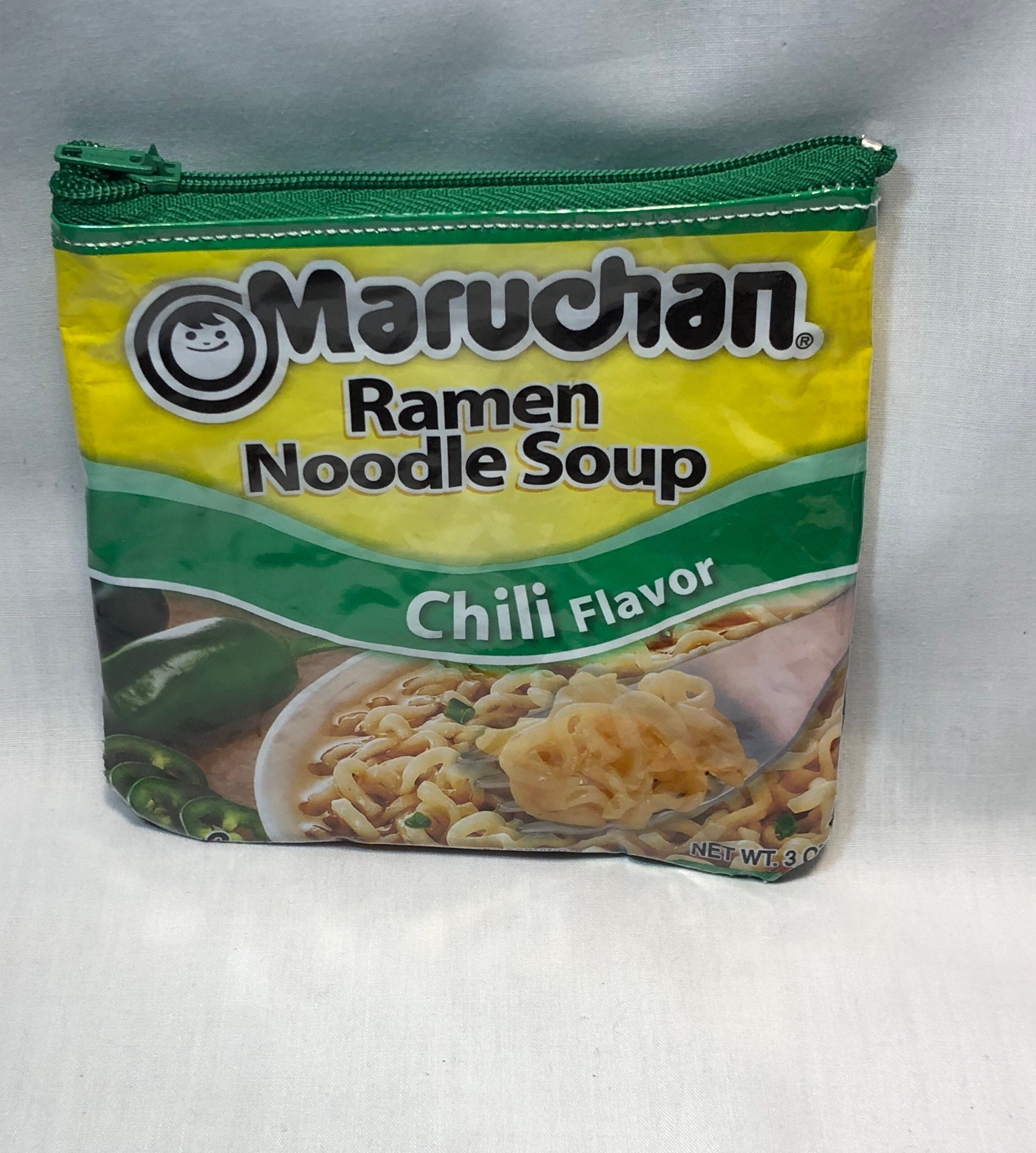 Recycled Bag Ramen Noodle Maruchan Chili Flavor Coin Purse Etsy