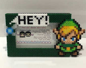 Navi and Link Picture Frame, legend of zelda pictue frame, zelda, link, the legend of zelda, photo frame, videogame decor
