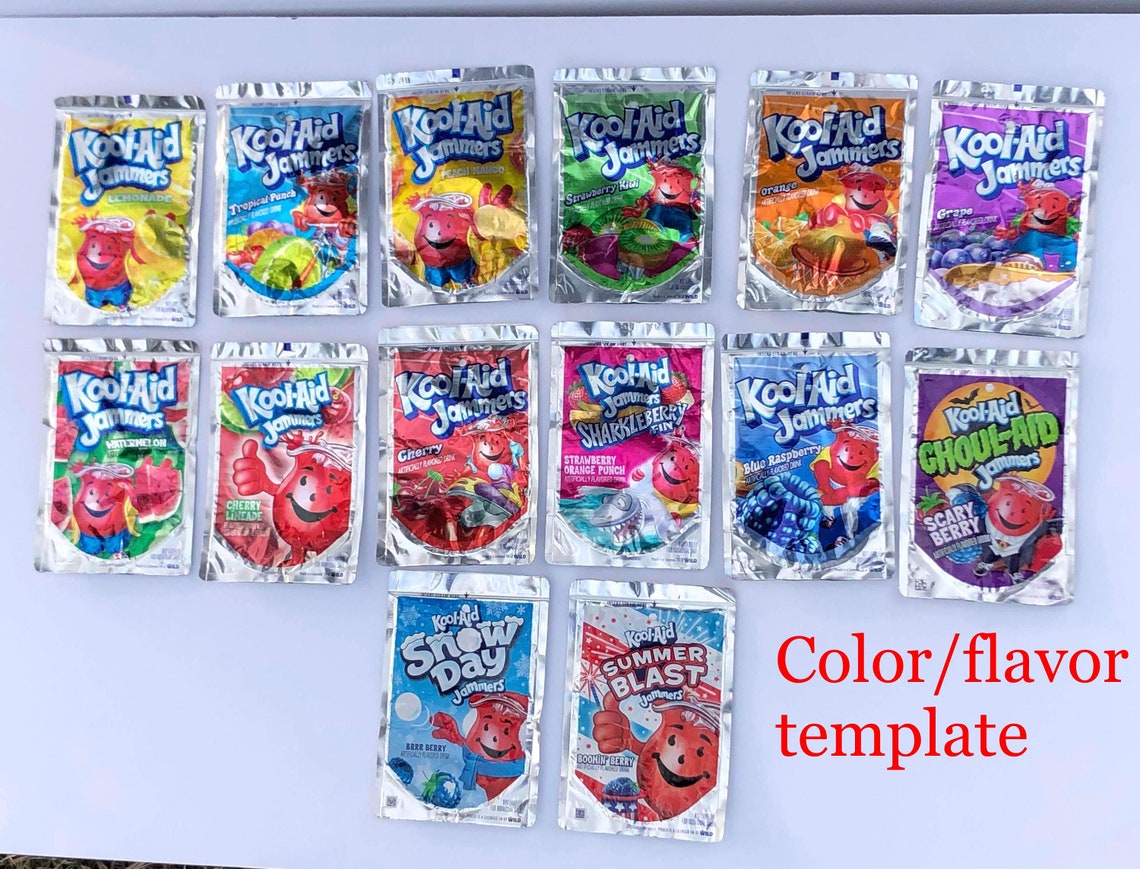 Kool Aid Wallets recycled wallet upcycle kool aid jammers Etsy