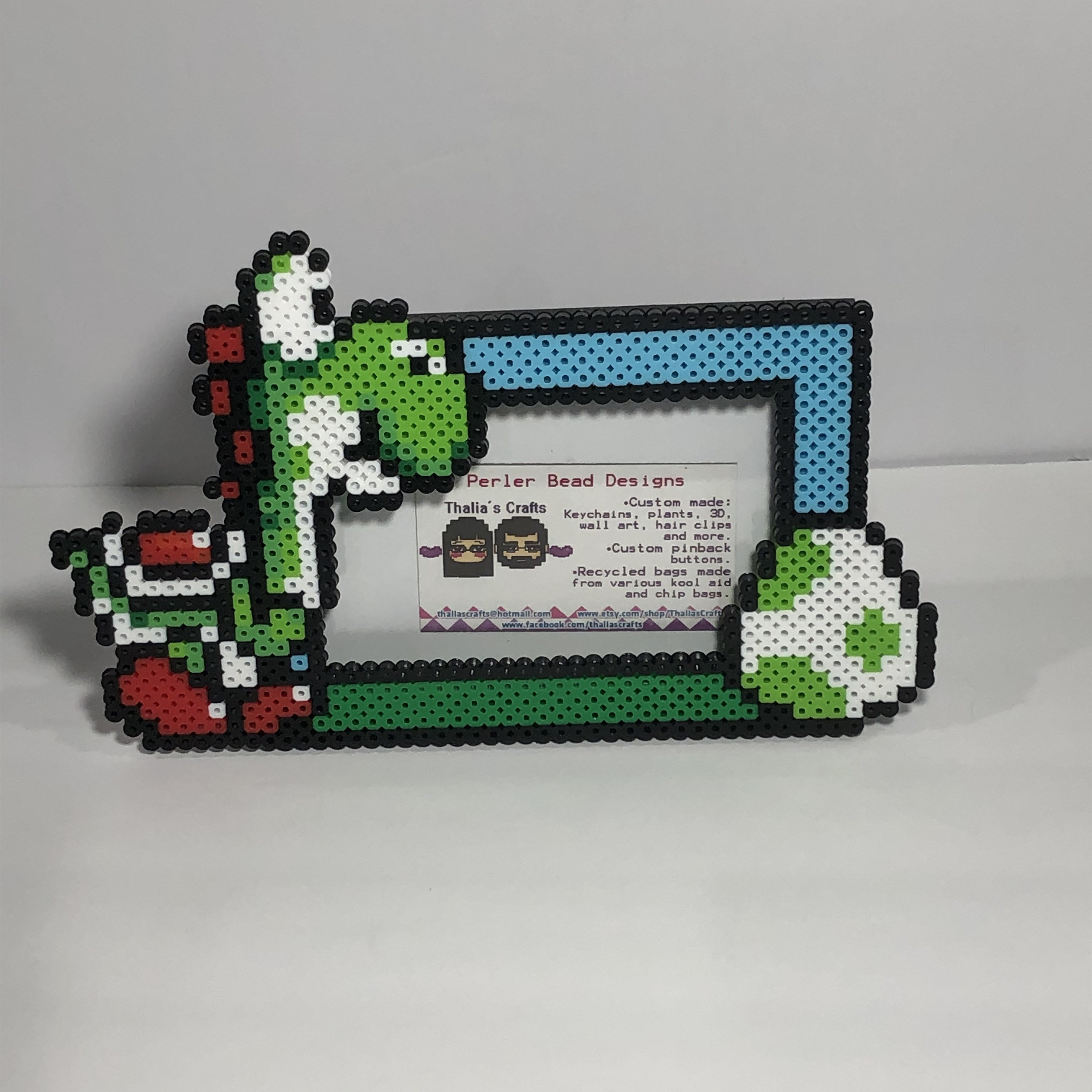 YOSHIページ Yoshi Picture Frame! Videogame Photo Frame/ Mario Brothers/ 8bit