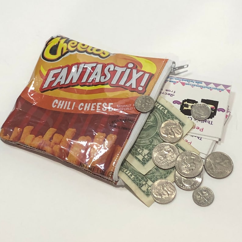 Fantastix Recycled Bag Coin Bag/ Chili Cheese Cheetos Coin Etsy