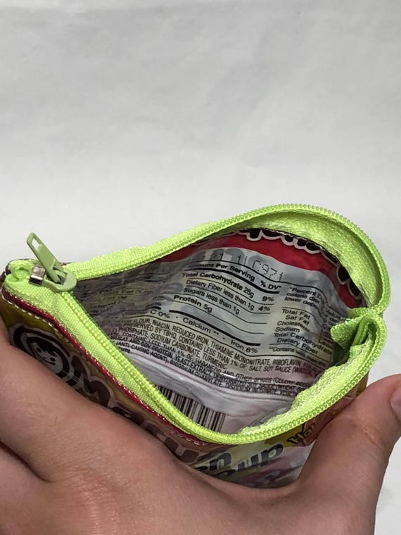 Recycled Bag, Ramen Noodle Maruchan Lime Chili Shrimp Flavor, Coin