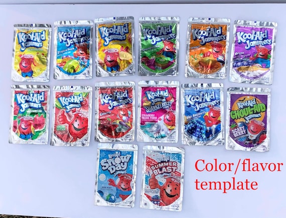 Recycled Kool-aid Coin Bag Kool Aid Jammers upcycled Capri Sun Kool Aid Bag  Coin Purse Recycled Bag Coin Pouch 