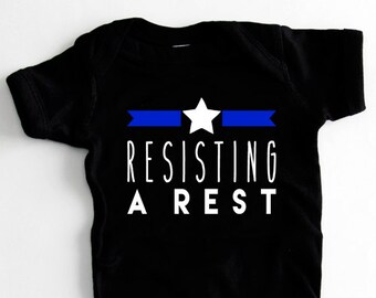 Short-Sleeve Police Flag Blue Lives Matter Shirts for Children Ruffled Blouse Clothes XS-XL