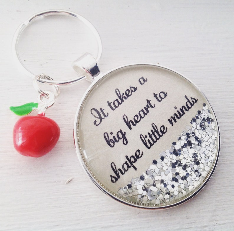 Download Personalized teacher keychain It takes a big heart to | Etsy