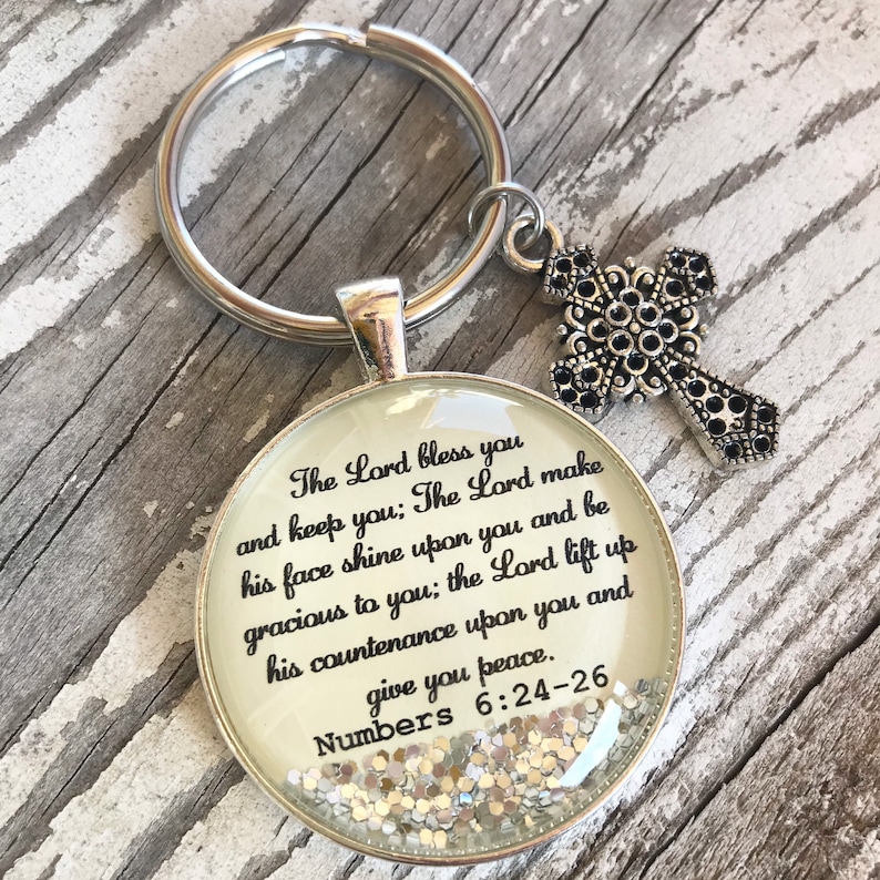 Bible Verse Keychain/priestly Blessing/aaronic Blessing/the Etsy