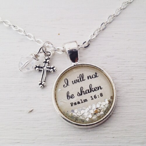 Bible Verse Necklace/psalm 1438 Necklace/personalized Etsy