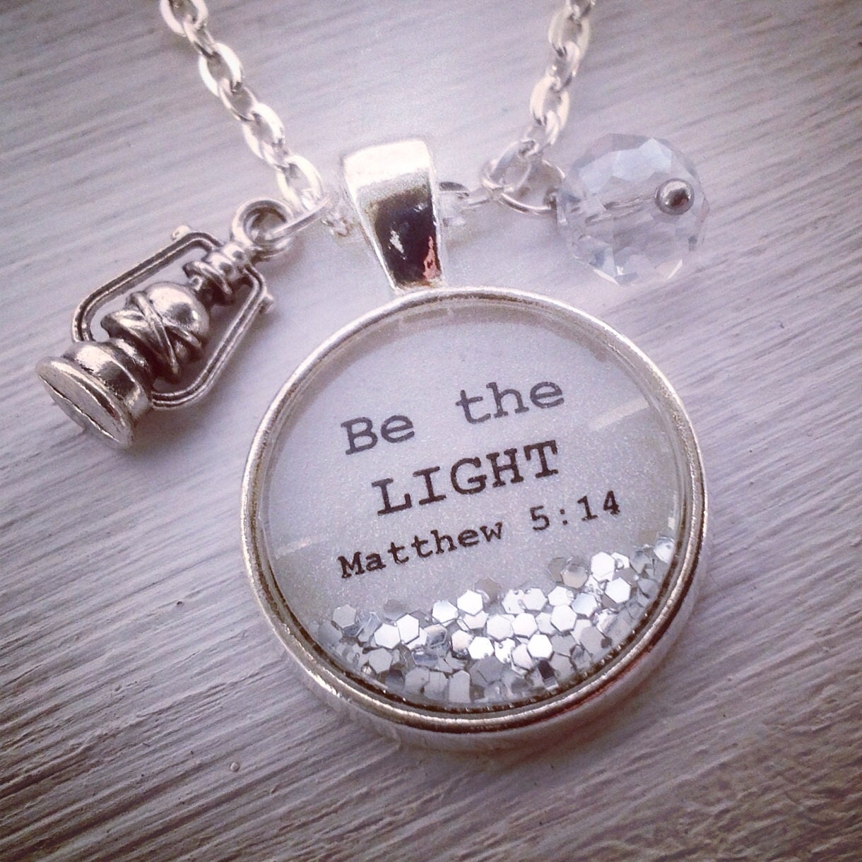 Salt Light Necklace Etsy