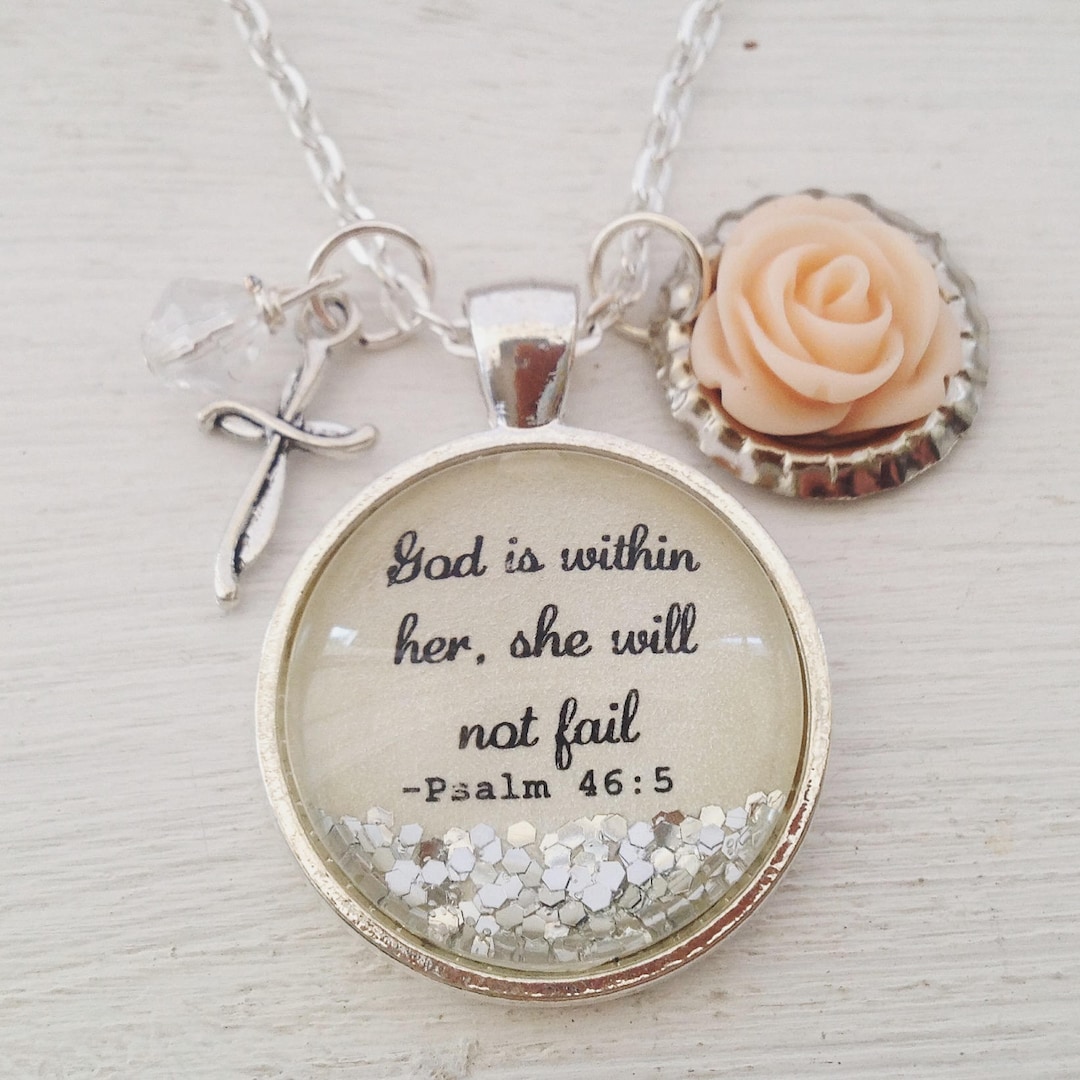 Christian Jewelry for Women Bible Verse Necklace Christian Etsy
