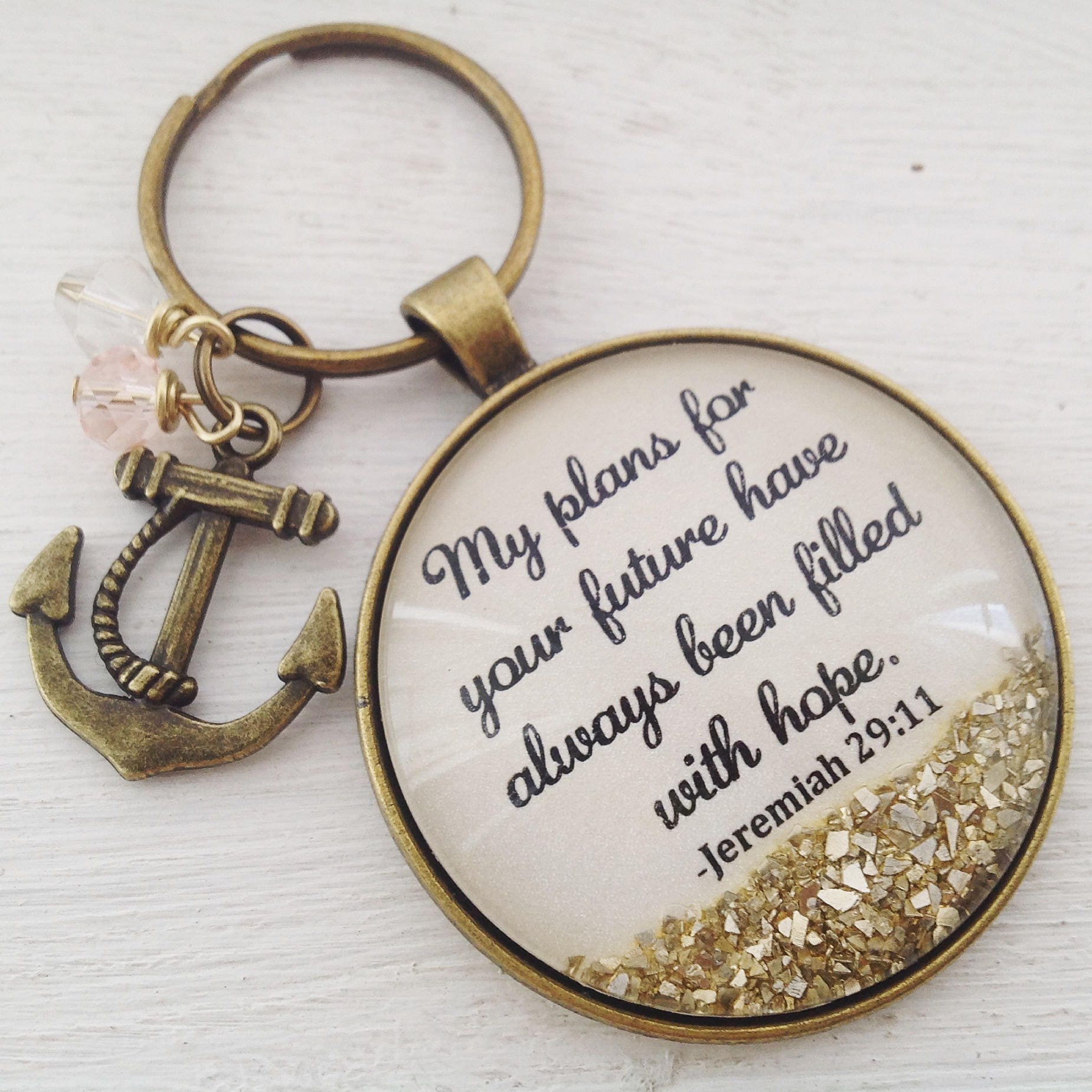 Bible verse keychain/Jeremiah 2911 keychain/My plans for your Etsy