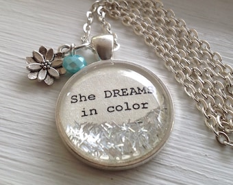 Inspirational quote necklace for woman,graduation gift for friend,personalized jewelry,gift for daughter,inspirational gift for her