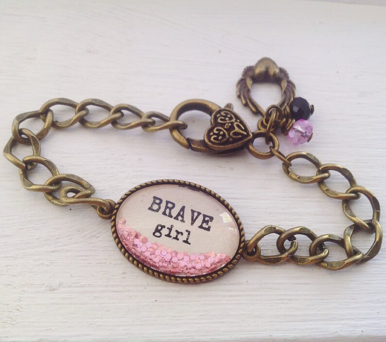 personalized jewelry brave girl Brave girl personalized bracelet brave bracelet