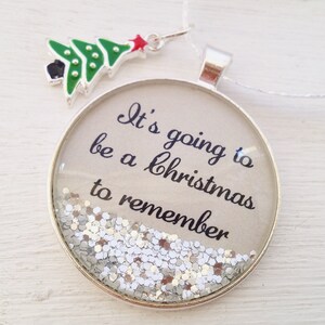 Christmas tree ornament, Christmas to remember, sparkle ornament, personalized ornament, Christmas gift