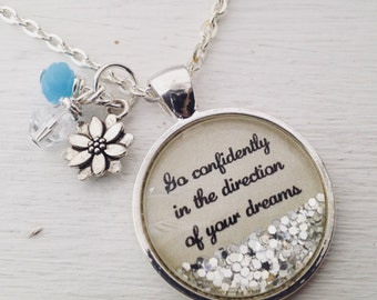 Joyas personalizadas, Regalos personalizados, Regalos inspiradores para ella, Regalo de graduación para mujer o niña, Joyas de citas inspiradoras