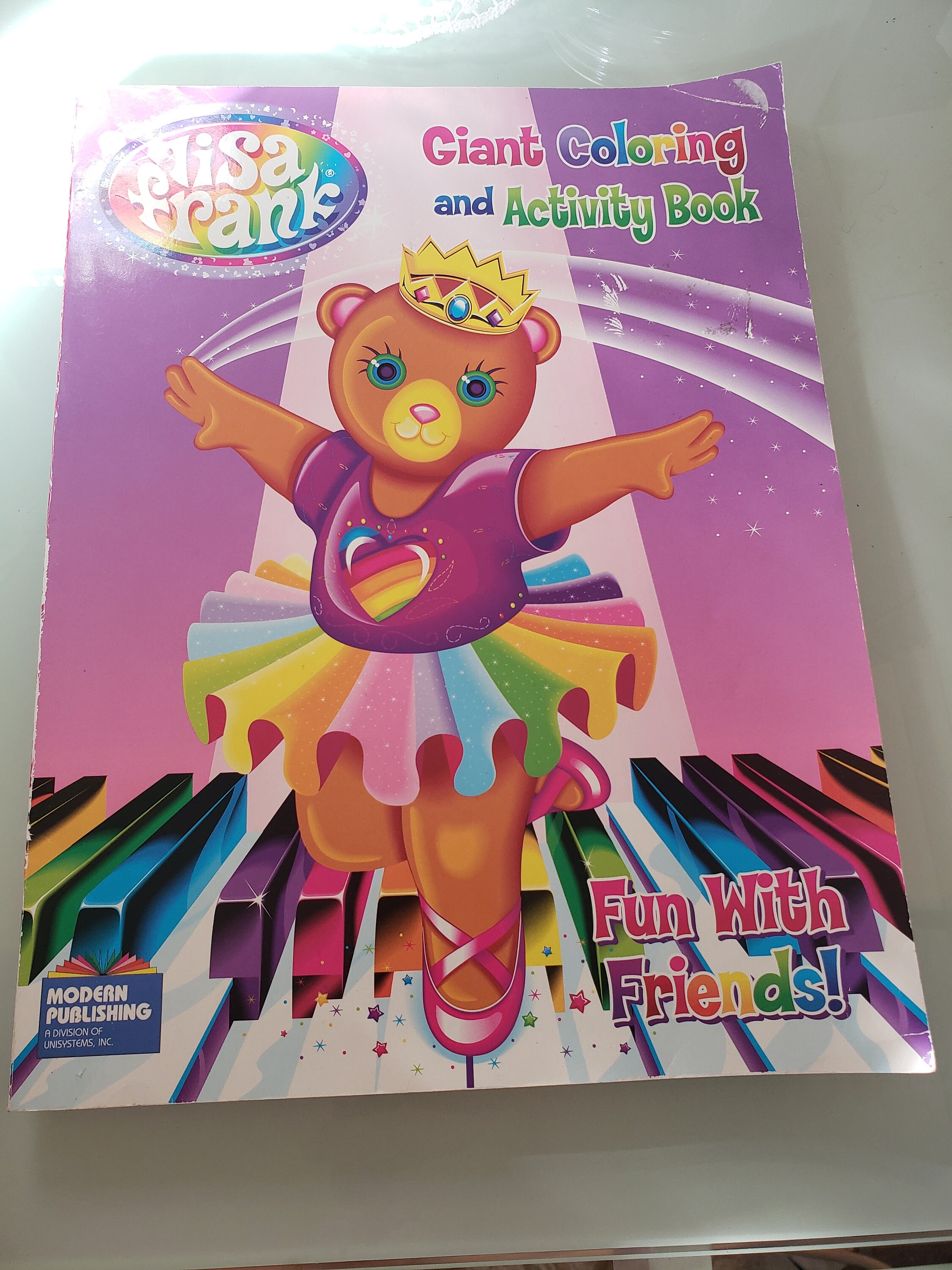 Finally found a Lisa Frank coloring book with the aliens! 👽 : r/littlespace