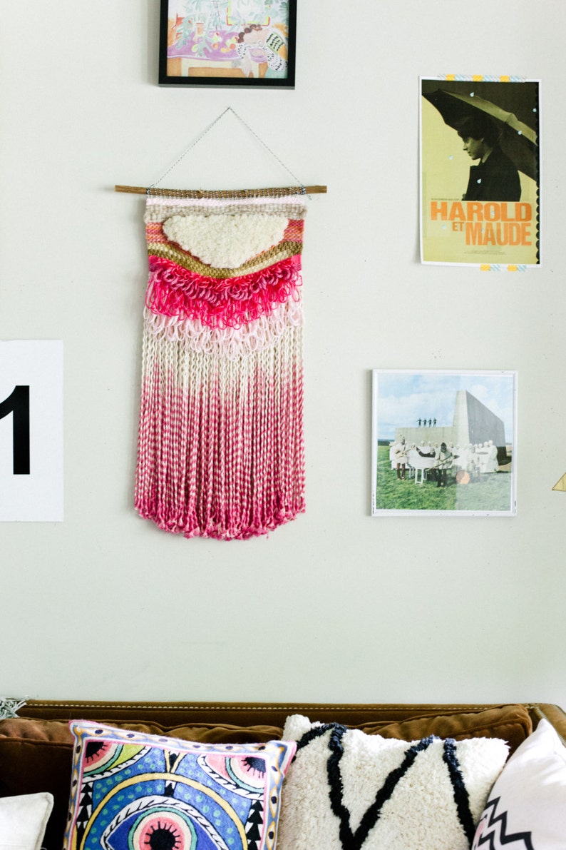 Lovely rita / wall hanging weaving tapestry with tassels ...